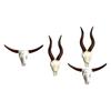 Faux Animal Wall Sculpture Craft Artwork Wall Hanging Animal Faux Resin for Home Gallery Bedroom Cabinet Decoration