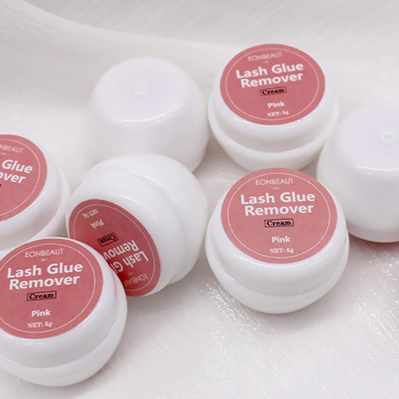 eonbeaut Pink Remover Strawberry Cream Pro Eyelash Extensions 5g Supplies Makeup Tools