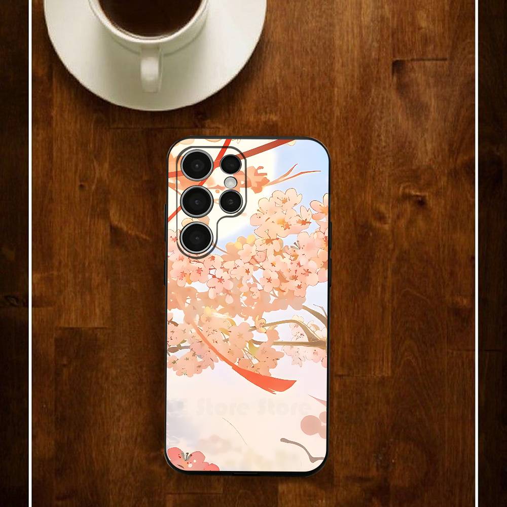 Bai Yao Pu Tao Yao Silicone Case For Samsung S25 24 23 22 21 20 Plus Ultra 5G Lite Shockproof Cover