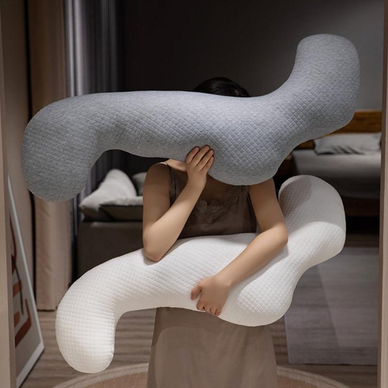 Long 80cm Plushes Support Pillow For Maternity Back Pains Relief Kids Safe Washable Home Decoration For Pregnancy Suppor