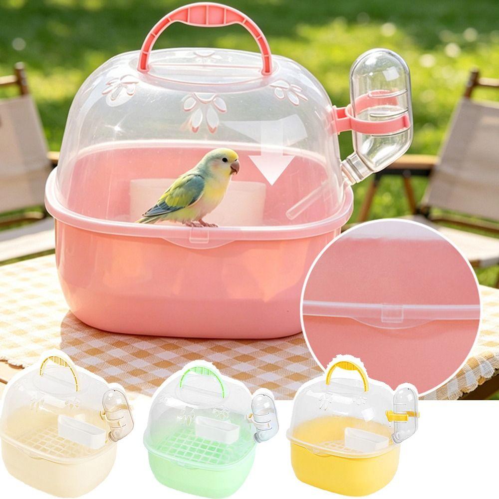 Large Space Travel Bird Cage Breathable Small Animal Carrier Bird Outgoing Case Outdoor Use