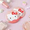Круглое ручное зеркало Hello Kitty розового цвета