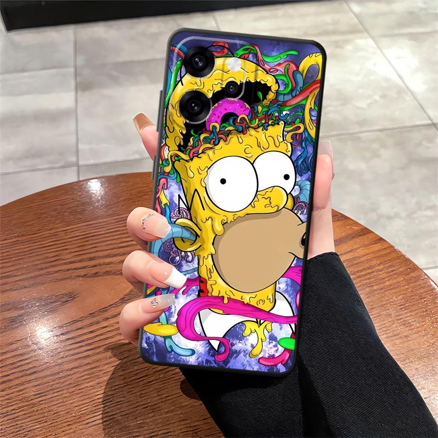 Чехол для Oppo A83 A76 F9 F11 F29 A74 A78 A84 A98 A96 A93 Reno 4F 5 6 7 8 10 11 14 Чехол для телефона Мультяшный С-Симпсоны