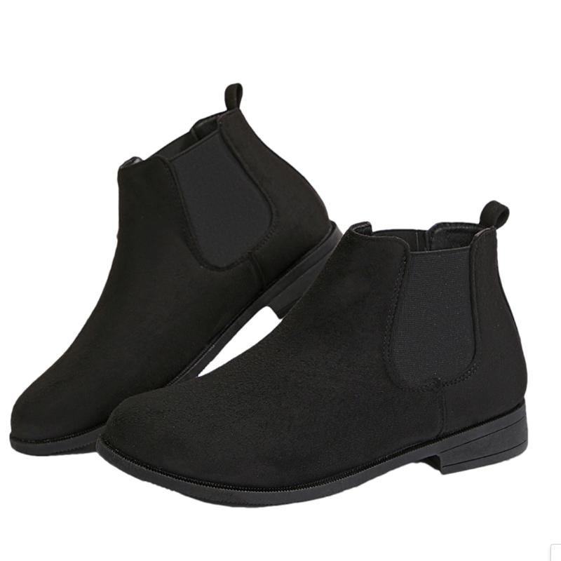 Модные женские ботильоны на плоской подошве из замши, зимняя женская обувь, тренд 2024 года, новые зимние ботинки, прогулочные короткие ботинки, удобные женские туфли