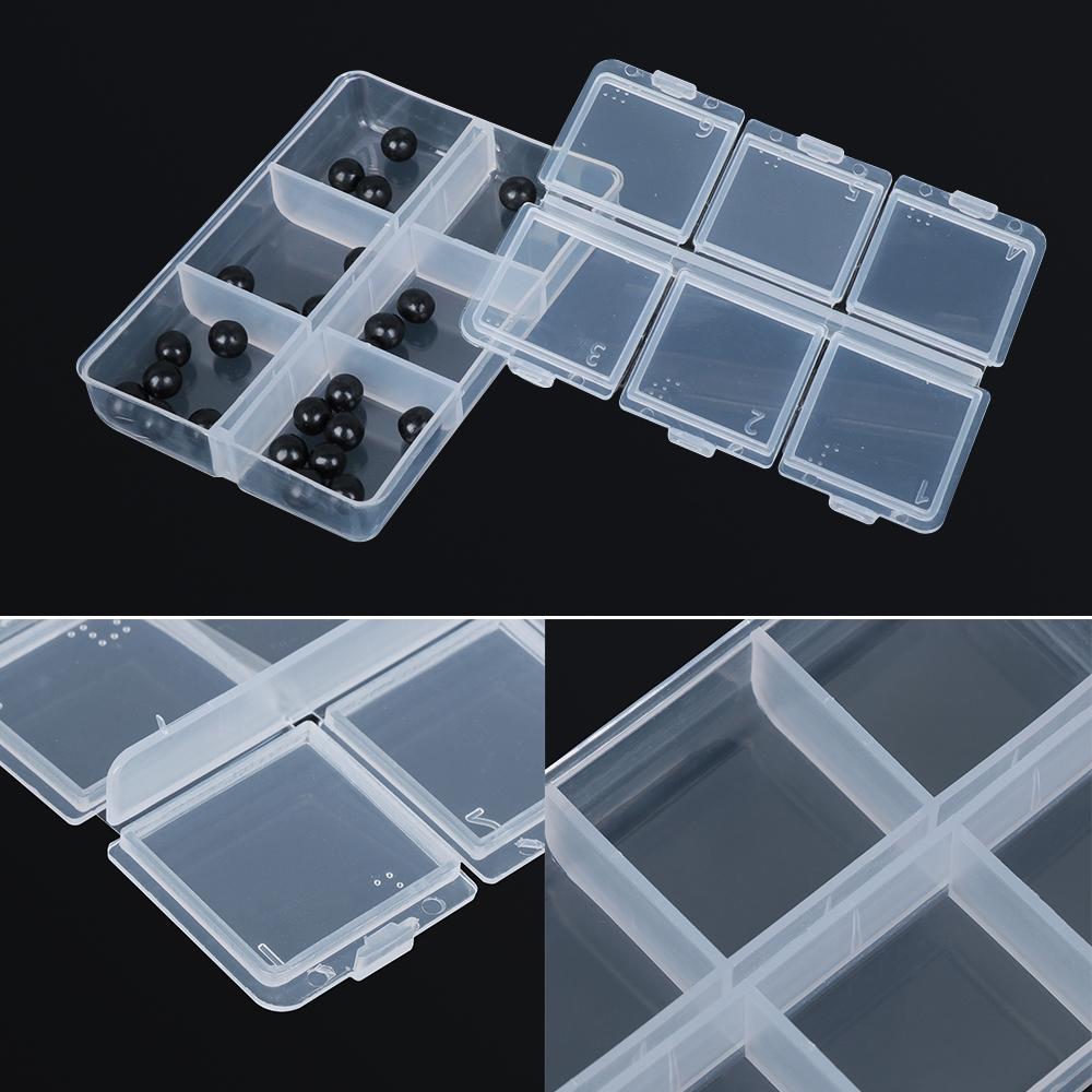 Home Plastic Case Medicine Holder 6-day Tablet Container Pill Boxes