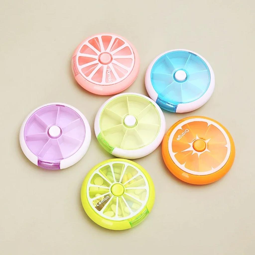 Mini Small Portable Travel Vitamin Pill Box Cases Container Organizer Storage Table