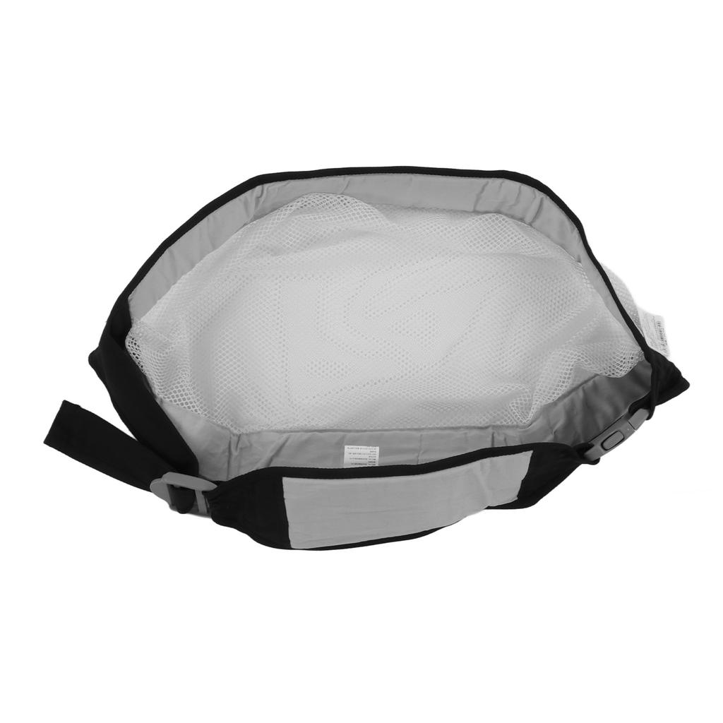 Baby Sling Carrier Multifunctional Foldable Ergonomic Breastfeeding Wrap for Baby Infant Gray