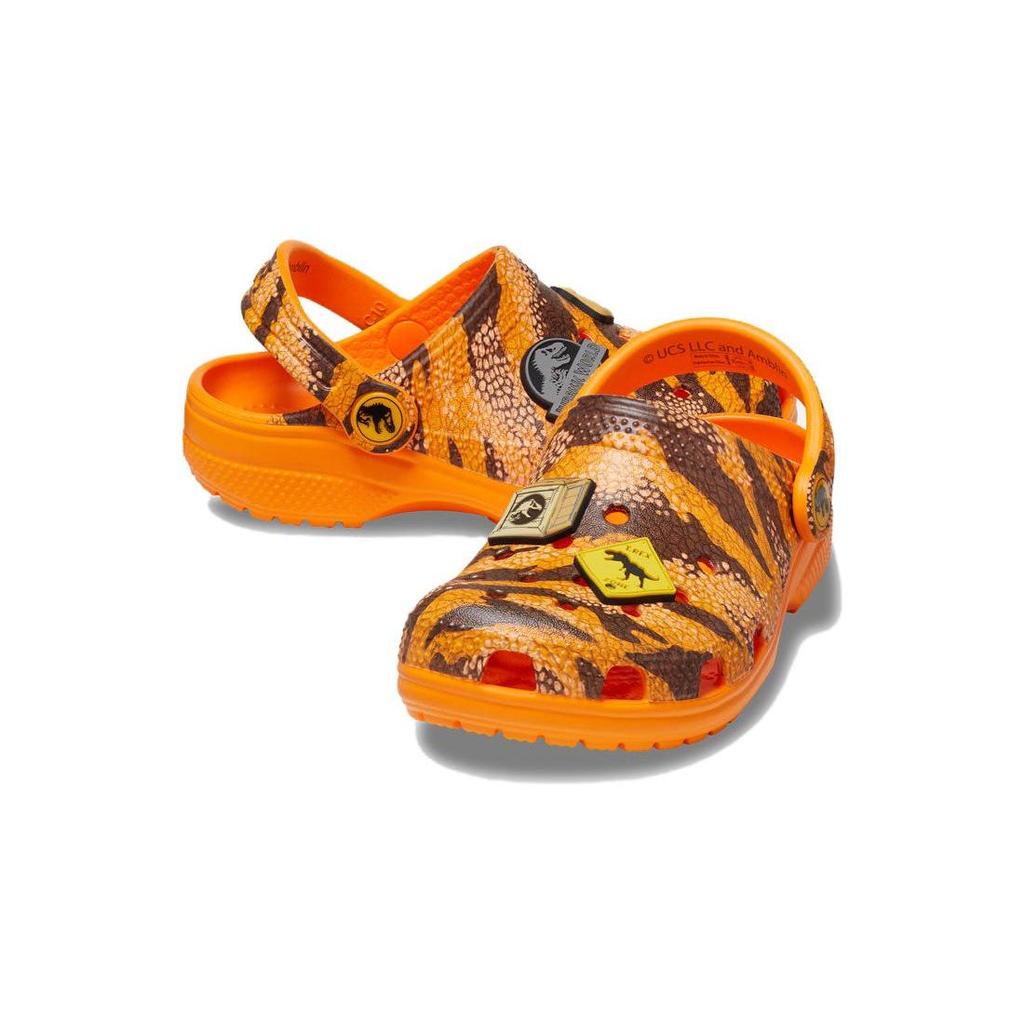 Crocs Кроссовки Jurassic World x Classic Clog Toddler Orange Zing Baby 208848-83A
