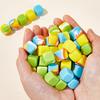10 шт. корейская традиционная игра Gonggi Jack Stone Pebbles Set Exercise Colorful Funtress Recessing Toy