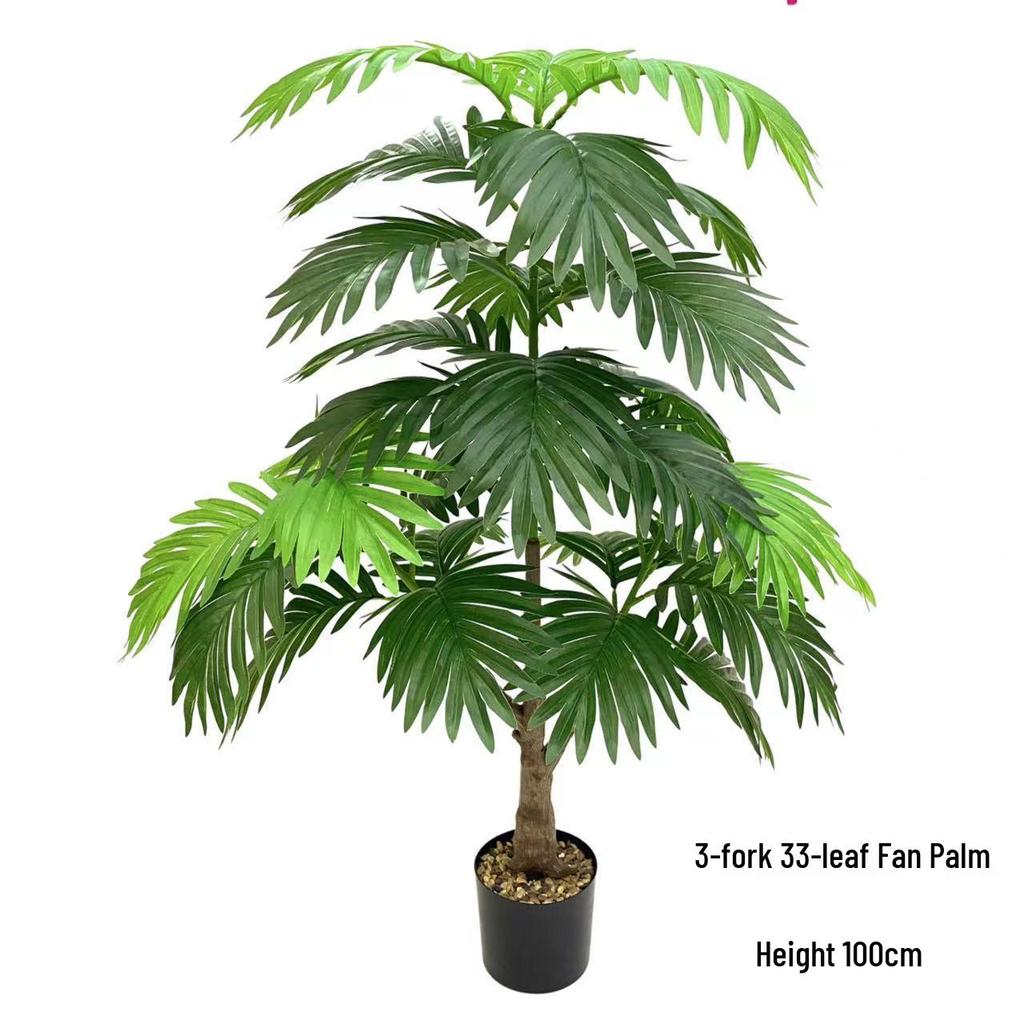 Indoor Areca Palm Simulation: Decorative Faux Tree for Home, Mall, or Hotel