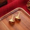 Brass Rotating Gyro Balance Toy – Children's Metal Spinner Copper Handicraft Ornament