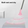 Silicone Broom Set Floor Cleaning Rubber Broom Multifunctional Broom Sweeper Ergonomic Design 45