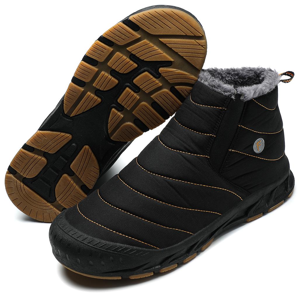 TUINANLE Winter Men's Cotton Shoes Women's Plus Velvet Warm Boots Plus Size Couple Snow Boots