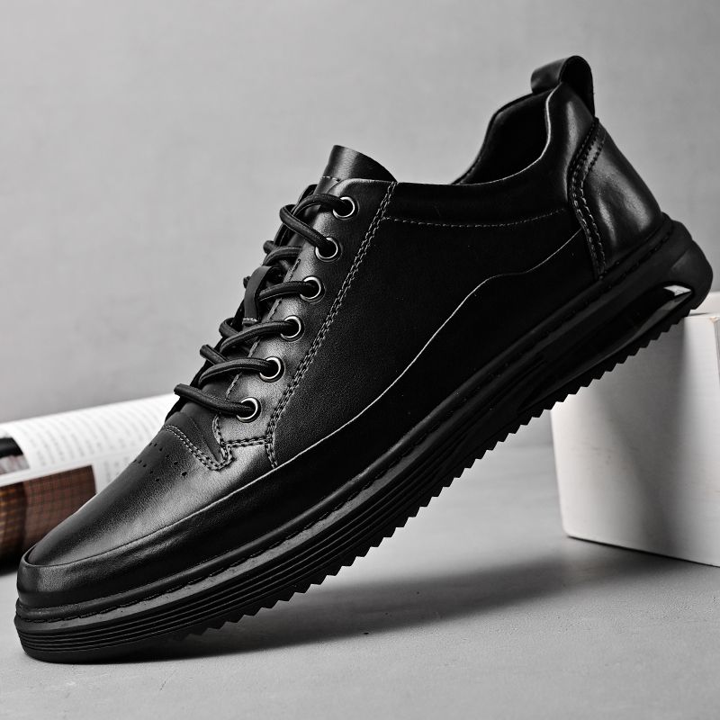 Популярные кожаные кроссовки Мужская весенняя повседневная спортивная обувь