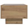 Artisan Oak Coffee Table 40 x 40 x 30 cm Wood Based Material