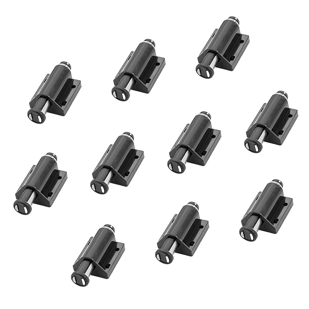 Pack Of 10 Push To Open Door Catches Magnetic Latch Upgrades for Cabinet Doors for Kitchen Bathroom Office Furniture