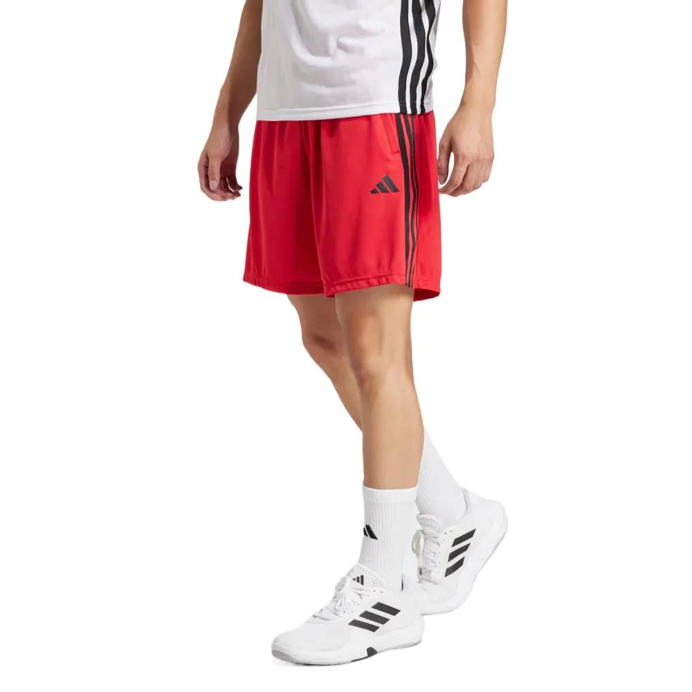 Adidas Free Shipping AdiClub Train Piqué 3 Stripes Training Shorts (Unisex) Sports Shorts 23173360 | Ruby Red
