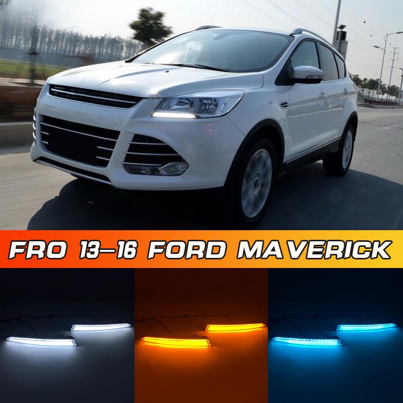 Compatible Dual-Color Daytime Running Lights for 2013-2016 Ford Maverick