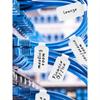 100/200pcs White Self-Adhesive Cable Labels,Writable Cord Tags for Office School Organization, Easy Cable Management,Cable Label