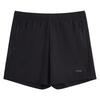 Li Ning Logo Comfortable Soft Quick-Dry Mid-Waist Drawstring Casual Shorts Women Shorts Black AKSV712-1