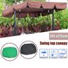 Replacement 23 Seaters Canopy Spare Cover Antiuv For Swing Seat Garden Chair