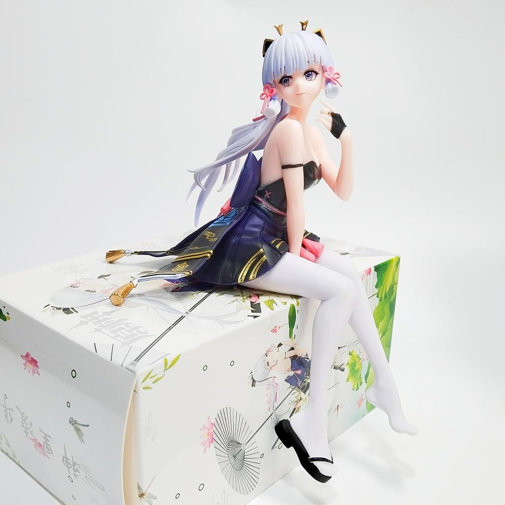 Cup Noodle Series, Princess Egret, Shenli Linghua, Cup Noodle Chen, Sitting Position, Lao Chen Ornament, Boxed Figure
