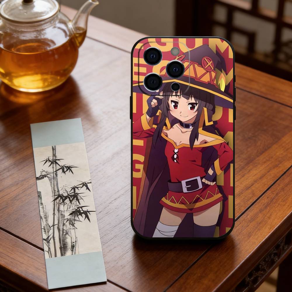 Anime K-Konosuba Phone Case Silicone Soft For IPhone 17 16 15 14 13 12 11 X XR Plus Pro Max Plus