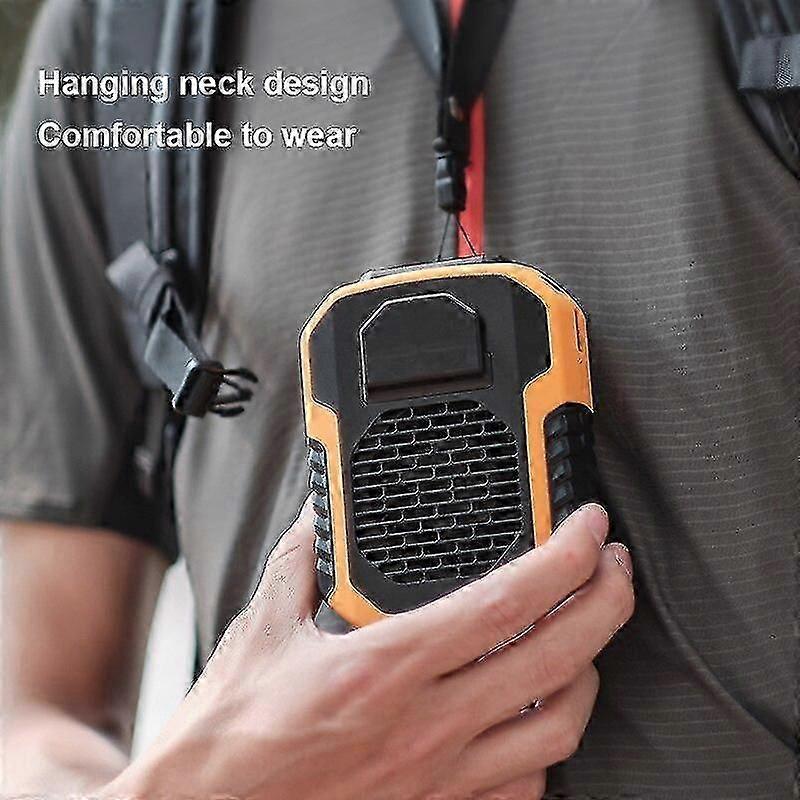 6000mah Waist Fan Usb Air Conditioning Rechargeable Portable Hanging Neck Mini Fan Cooling Waist Clip On Fan Outdoor Sports