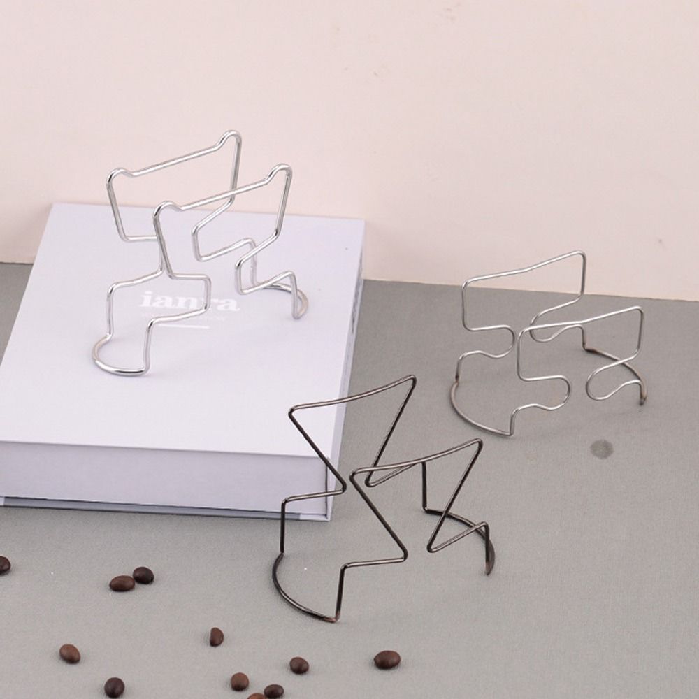 Accessories Reusable Coffee Dripper Holder 304 Stainless Steel Universal Coffee Filter Paper Holder Coffee Filter Shelf