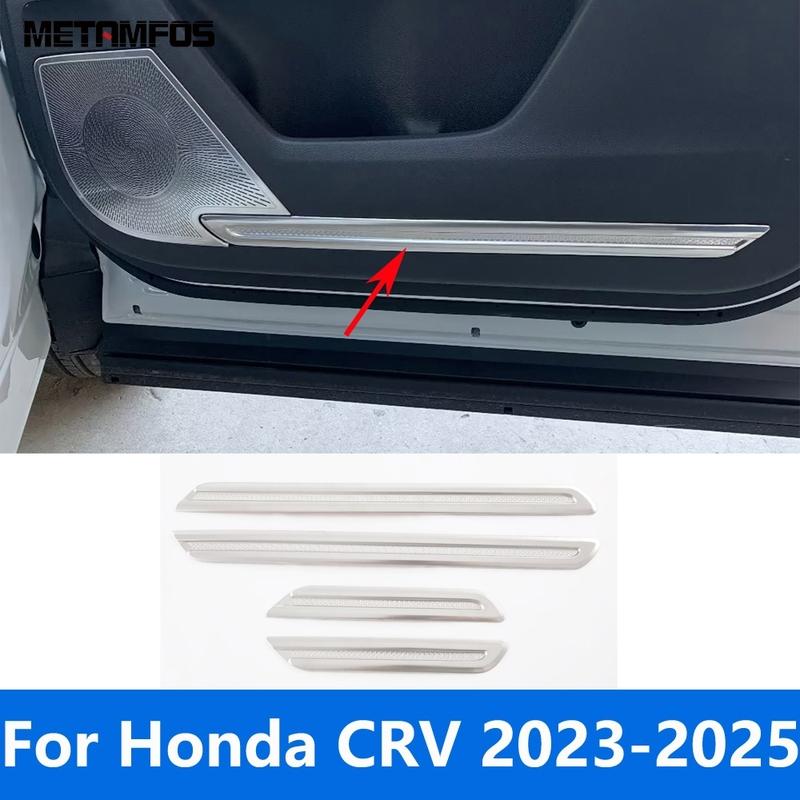 Interior Accessories For Honda CR-V CRV 2024 2025 Carbon Fiber ide Door Loudspeaker Sound Audio Speaker Cover Trim Bezel