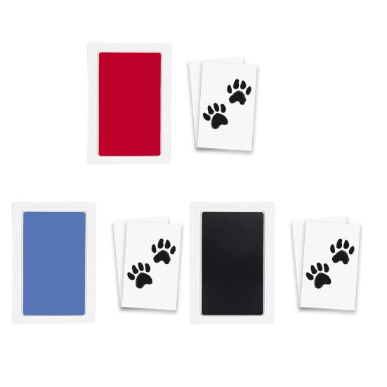 Бесконтактный набор для отпечатков лап. Подушечка с чернилами Clean Touch и карточки для отпечатков. Без грязи. Подушечка для отпечатков лап питомцев для собак и кошек. Сувенир с отпечатком стопы младенца.