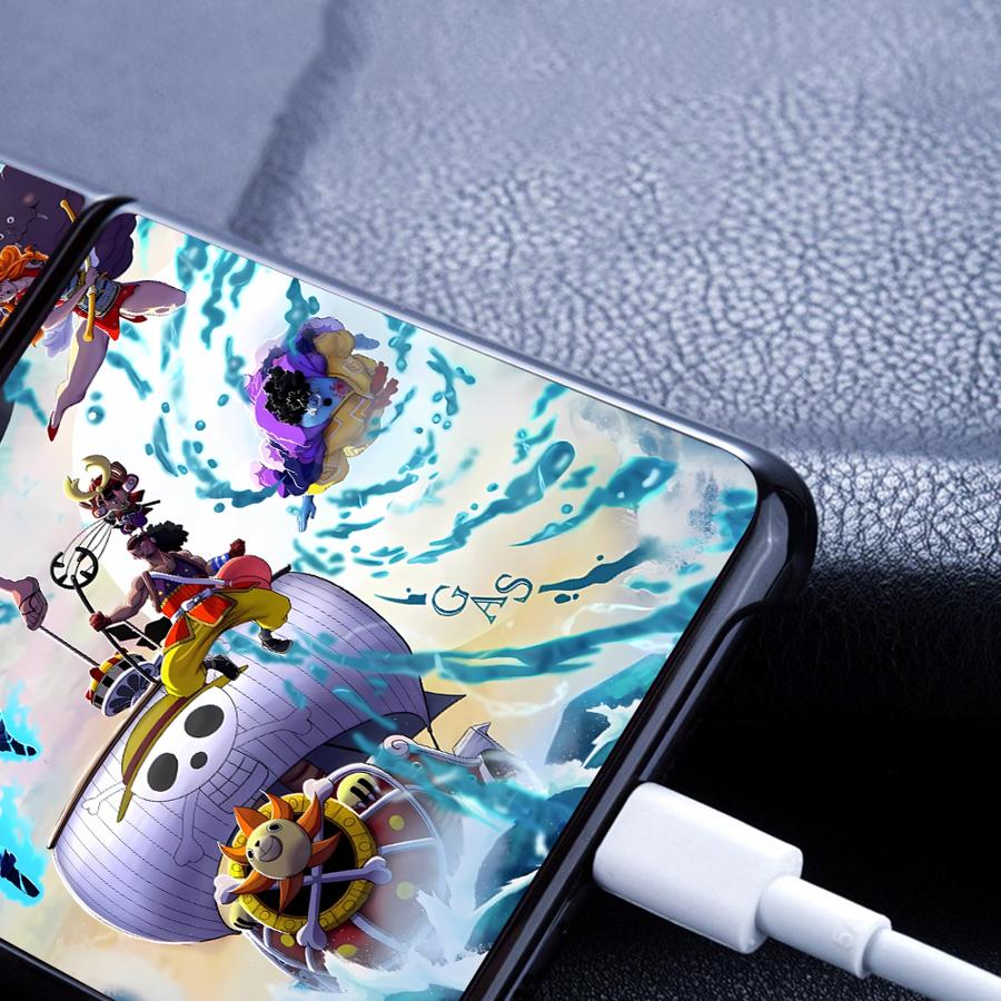 Крутой чехол-накладка на заднюю панель телефона с Луффи из One Piece Funda Case для Samsung Galaxy Flip5 Flip7 FE Flip6 Flip4 Flip3 Z Flip 7 6 5 4 3