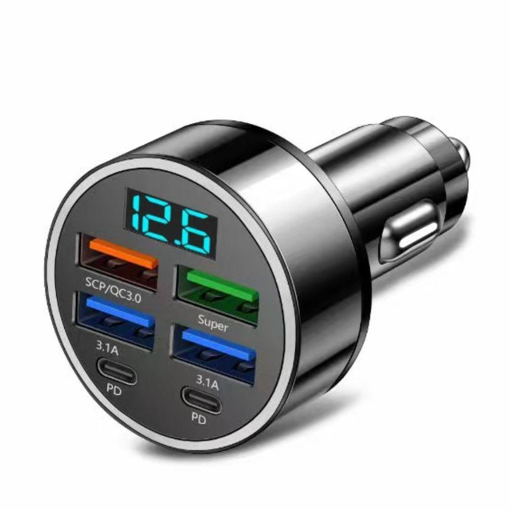 Двойной выход USB 5 портов Автомобильные зарядные устройства Быстрая зарядка Автомобильное зарядное устройство Адаптер Автомобильные аксессуары