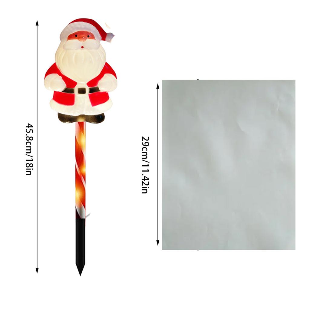 Upgraded 5 Pack Solar Christmas Garden Stake Lights, Outdoor Solar Garden Stake Christmas Lights For Christmas Decorations