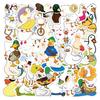 60 Cute Duck Graffiti Stickers Cartoon Animal DIY Skateboard Mobile Phone Case Suitcase Waterproof Stickers