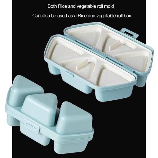 Форма для рисовых шариков, легкая форма для снятия формы, треугольная форма для суши, многоразовая пищевая треугольная форма для онигириса для дома