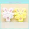 Adorable Plush Lucky Rabbit Keychain Cute Stuffed Toy Short Plush Bunny Doll