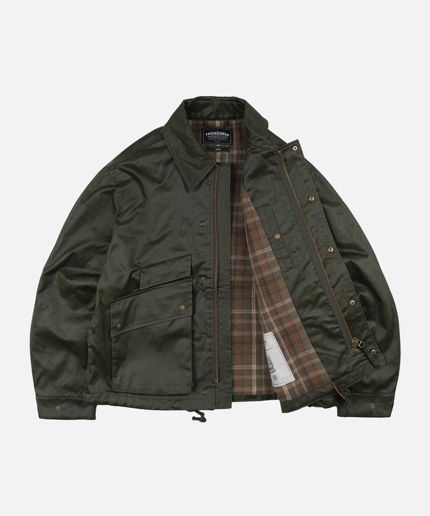 Хлопковая вощеная куртка для охоты Heritage от FRIZMWORKS _ Оливково-коричневый