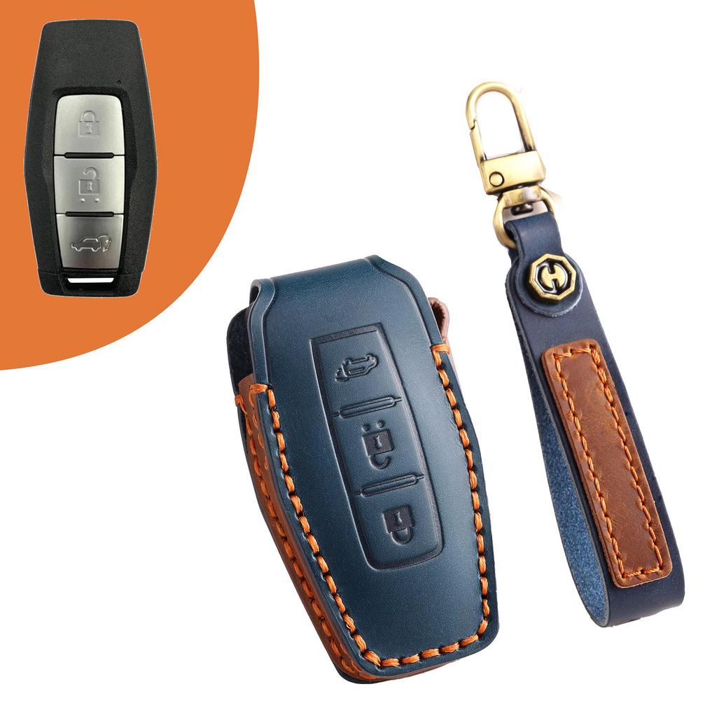 Кожаный чехол для ключей для Mitsubishi Outlander, Jinxuan, ASX, Yige, Yishen 2023 года