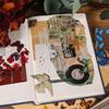 2 шт. Наклейка для скрапбукинга DIY Junk Journal Decor Фотоальбом Креативные канцелярские принадлежности Цветы Бабочки Водонепроницаемые наклейки из ПВХ
