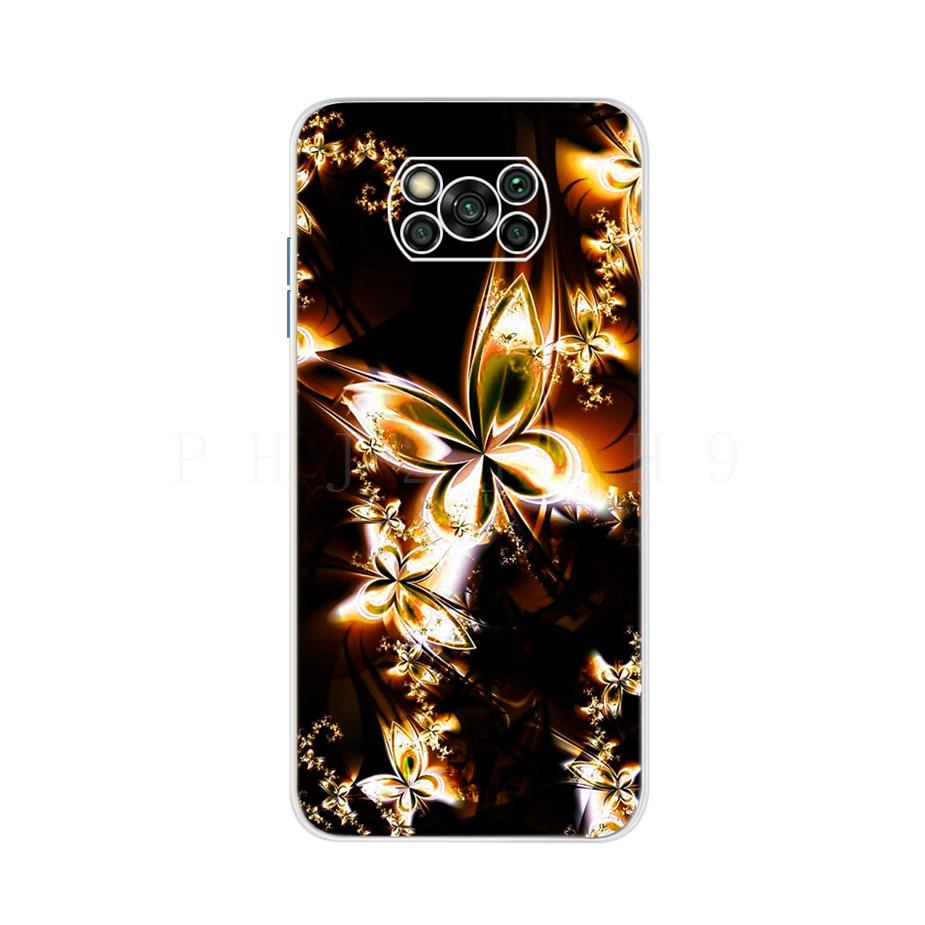 Чехол Для Xiaomi Poco X3 NFC Чехол PocoX3 Pro Обложка Мягкий ТПУ Fundas Для Xiaomi Poco X3 Pro PocoX3 NFC X 3 GT Чехол для Телефона Сумка Бампер