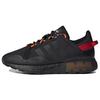 ZX 2K Boost Pure Black Scarlet Unisex Sneakers Core-Black GY7912