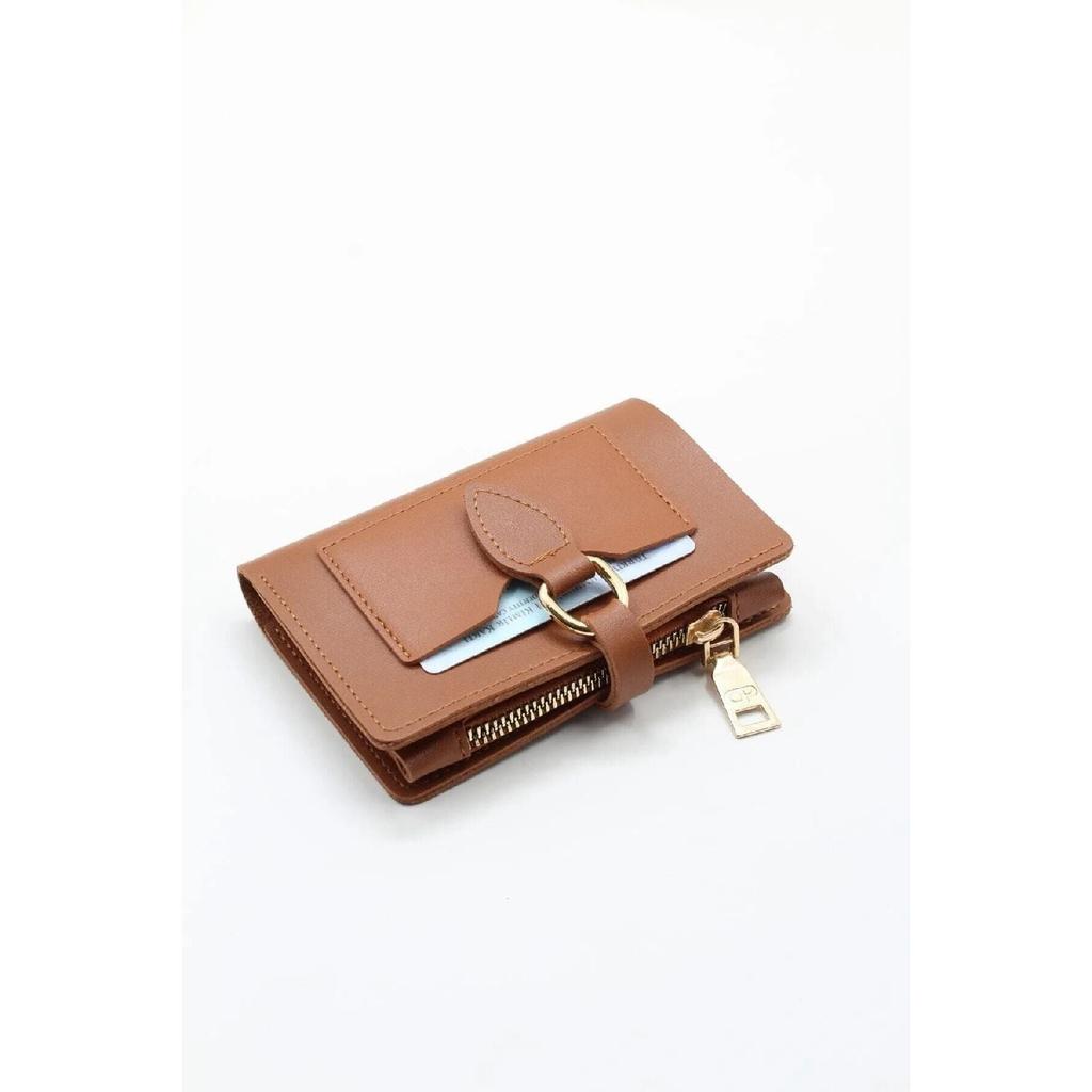 Женский кошелек премиум-класса сливового цвета