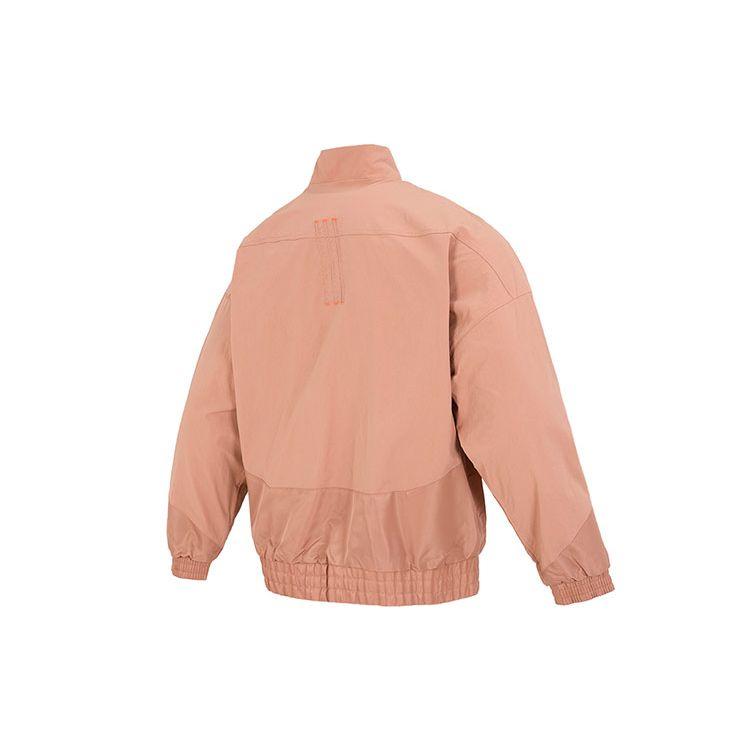 Adidas Cm Com Wv Track Jacket Solid Color Casual Stand Collar Outerwear Men Outerwear Coral HZ3038
