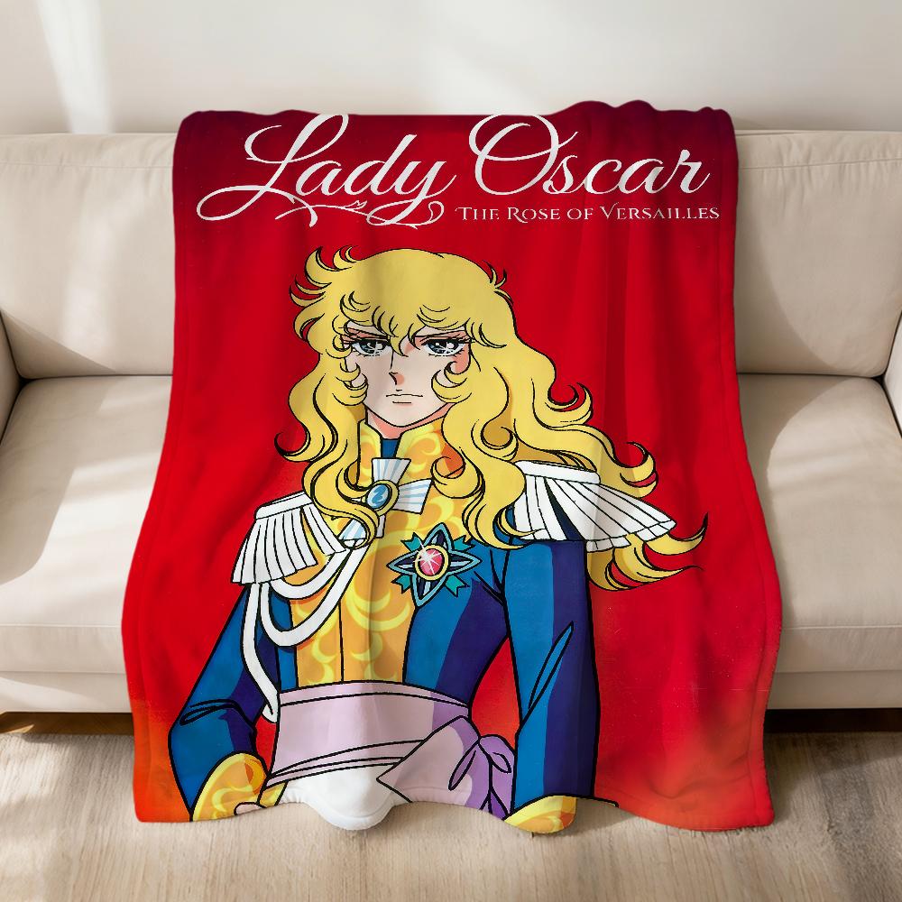 Аниме Роза Версаля Леди Оскар Фланелевое мягкое теплое плюшевое одеяло диван гостиная питомец дом спальня подарок дом Автомобильное портативное
