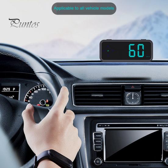 Мини светодиодный цифровой спидометр GPS автомобильный HUD Head Up Display MPH/KMH универсальный для всех транспортных средств GPS-модуль для тестирования ускорения и торможения