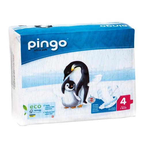 Pingo Swiss Organic Diapers Stage 4 (7-18kg) 40 Sheets X 2 Packs