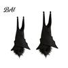 Halloween Party Background Decor Bat Decorations, Realistic Felt Hanging Bats, Spooky Flying Props Holiday Atmosphere for Haunted House Party, Indoor