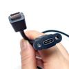 Для панели с разъемом Type C, USB 3.1, USB-C штекер на гнездо, кабель с замком, удлинительный кабель USB-C, удлинительный кабель Type C