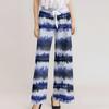 Женские модные повседневные удобные пижамные штаны с принтом тай-дай, широкие брюки на шнурке